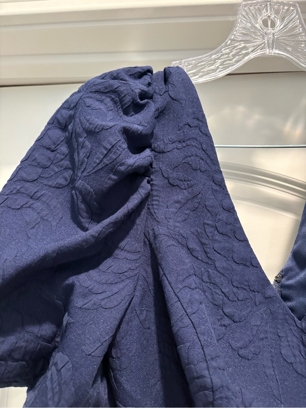 Lilly Pulitzer Navy V-neck Belted Jumpsuit - Picture 3 of 9